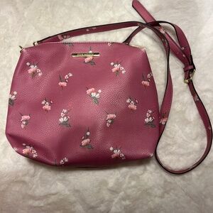 Steve Madden Pink Floral Crossbody Bag